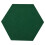 25Pcs Hexagon  Board Hexagonal  Wall Sticker Multifunction 3D Decorative Home Message Board Green Series 4