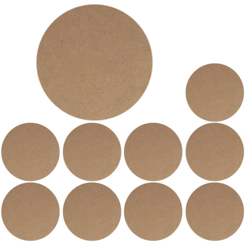 50Pièces Planche De Modelage Bois Naturel Pour Décor 2