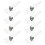 24Pièces Tubes Floraux Transparants Pour Usage Boutures 9