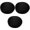 3Pièces Base Rigide PU Noir Pour Décoration Sac Seau Mode Durable 3