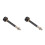 2Pièces Pickup Instrument Percussion Métal Noir Robuste 10