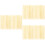 300Pièces Stylos Scratch Bambou Fin Khaki Pour Loisirs 6