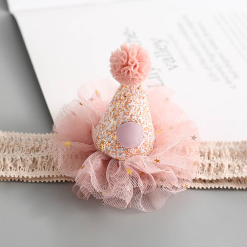 6Pièces Accessoires Bébé Rose Chapeaux Photo 2