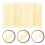 300Pièces Stylos Scratch Bambou Fin Khaki Pour Loisirs 10