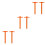 6Pièces Règle En T Orange Double Échelle Mesure Précise 5