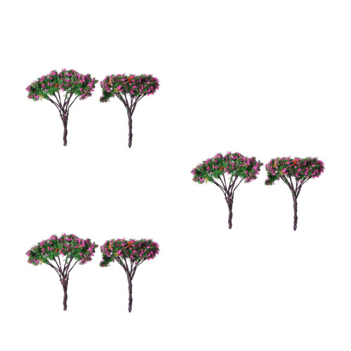 30Pièces Décoration Mini Arbre, Miniature Coloré Pour Intérieur 2