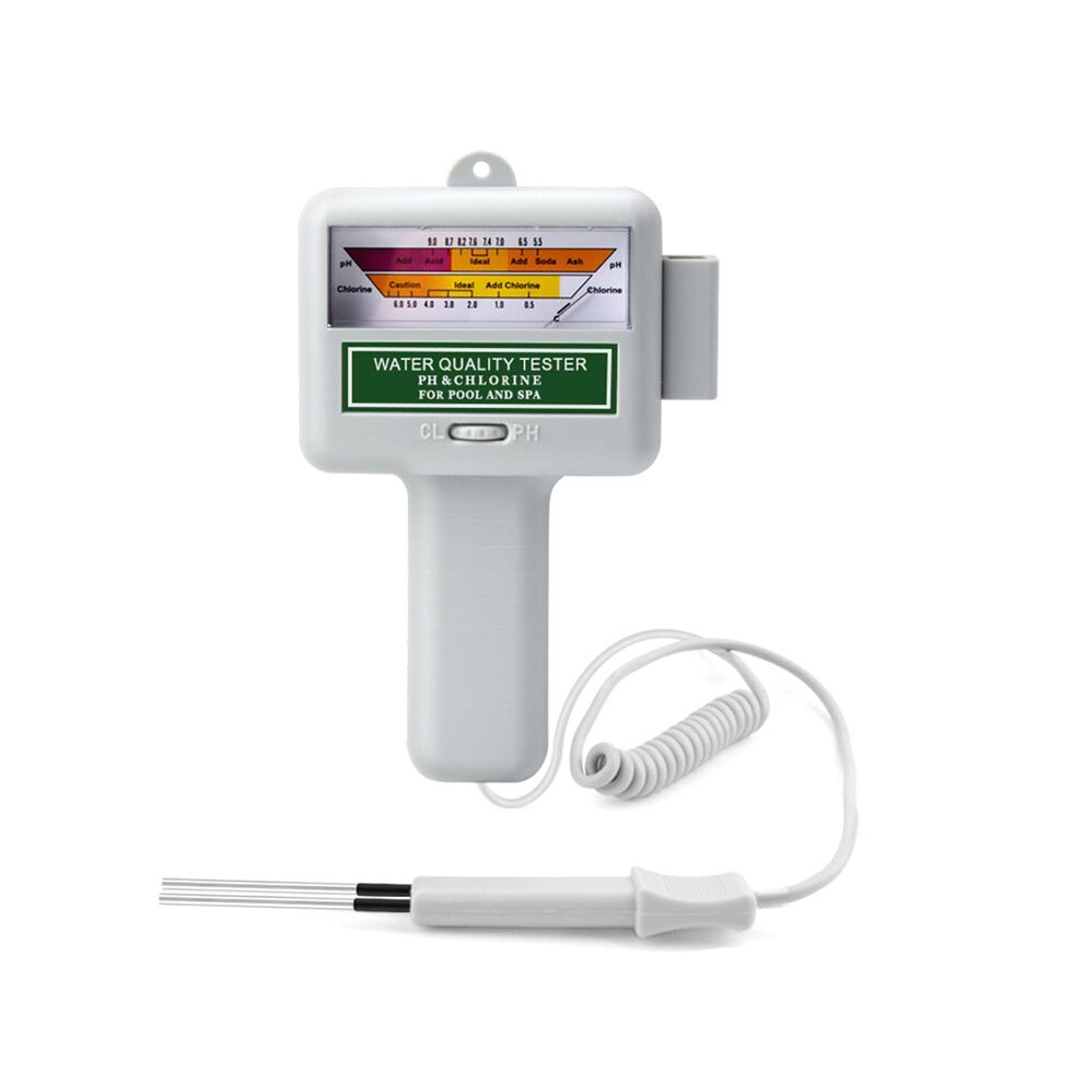 Water Quality Tester Pc-102 Cl2 Chlorine Ph Tester Portable Digital Monitor Analysis Chlorine Analyzer Measuring Tool A 6033189777436