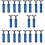 20Pièces Gonflage Ballons Matériau Compact 5