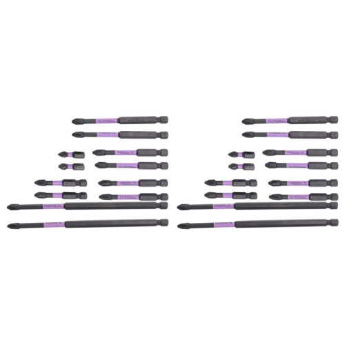 Magnetic Drill Bits D1 Anti-Slip and Shock-Proof Bits with Phillips Screwdriver Bits Magnetic Screwdriver Set (4Set)
