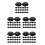 100Pièces Bouchons De Trou Protecteurs Pieds De Chaise 11