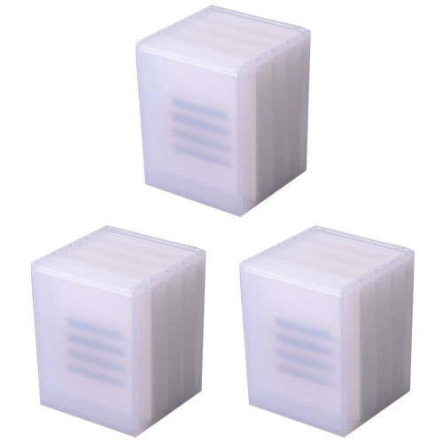 3 Pcs Eyelash Storage Box Multi-Layer White Storage Rack 2