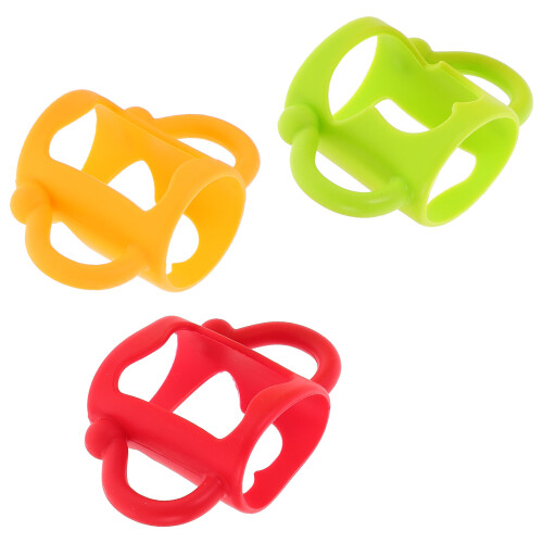 6Pièces Poignées En Silicone Pour Bébé Multi- 2