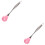 2Pièces Égouttoir Spaghetti Silicone Rose 6