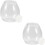 4Pièces Mini Verre Clair, Compact Pour Frothing Lait Sauce 8