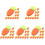 60Pièces Épingles Épingles De Pliables Orange Pour Couches Bébé 4