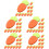 60Pièces Épingles Épingles De Pliables Orange Pour Couches Bébé 7