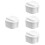 4Pièces Boîte À Dentier Blanche Durable Pour Usage Portable 5