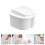 4Pièces Boîte À Dentier Blanche Durable Pour Usage Portable 8