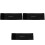 3Pièces Bande Réglable Noire Baseball Protection Durable Softball 3