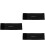 3Pièces Bande Réglable Noire Baseball Protection Durable Softball 6