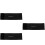 3Pièces Bande Réglable Noire Baseball Protection Durable Softball 7