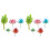 10Pcs Simulated Mini Succulent Plants Assorted Plastic Home Accent 2