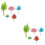 10Pcs Simulated Mini Succulent Plants Assorted Plastic Home Accent 5