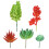 10Pcs Simulated Mini Succulent Plants Assorted Plastic Home Accent 7