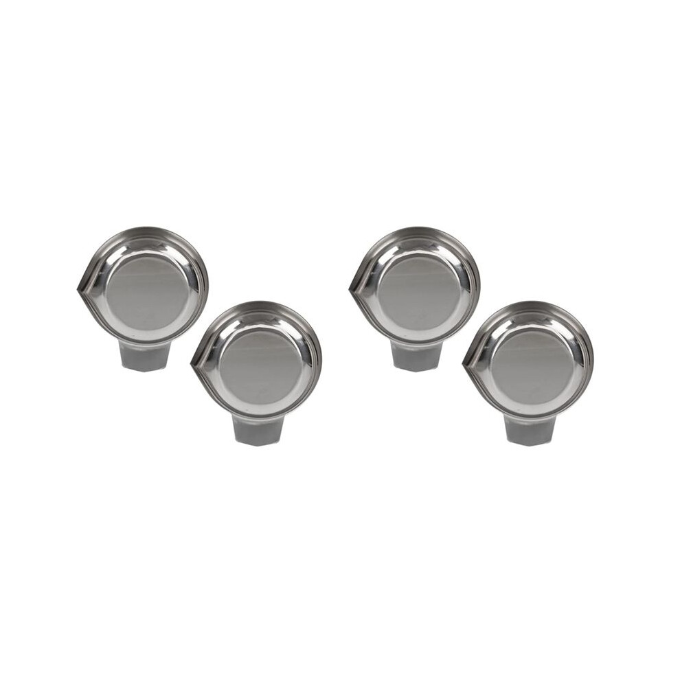 Weigh Boats Scale 8Pcs Weighing Boats Stainless Steel Scale Tray Weighing Plate Lab Dish Containers Weight Tray 4712444218724