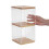 2 Étagère Transparente, Organiseur Bureau Pour Cd Dvd 4