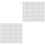 400Pièces Pochettes Thermorétractables Claires PVC Protection Objets 3