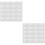 400Pièces Pochettes Thermorétractables Claires PVC Protection Objets 5