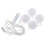2Sets Adjustable LED Makeup Lamp White for Home Vanity Abs+pc Material 2