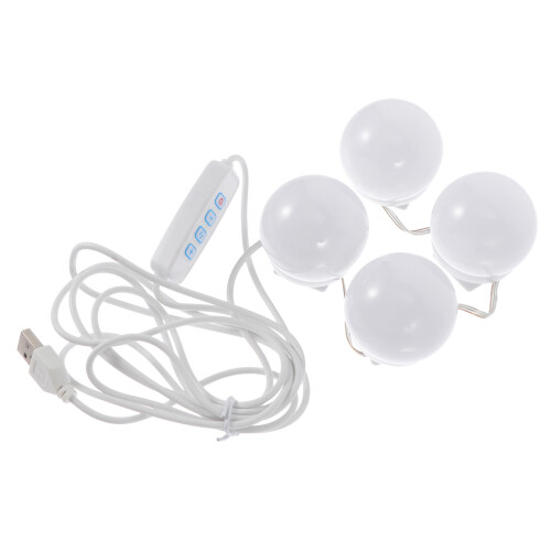2Sets Adjustable LED Makeup Lamp White for Home Vanity Abs+pc Material 1