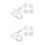 2Sets Adjustable LED Makeup Lamp White for Home Vanity Abs+pc Material 5