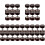 30Pièces Boucles D'oreilles Bois Acier Look Moderne 4