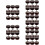 30Pièces Boucles D'oreilles Bois Acier Look Moderne 11