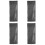 4Pcs Blackout Roller Blinds with Suction Cups for Car Windows 6