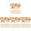 400Pièces Boucles Clips Dorées Perçage 4