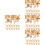 400Pièces Boucles Clips Dorées Perçage 7