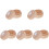 5Pièces Coffret Conservation Dents Enfant Bois Marron 4
