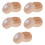 5Pièces Coffret Conservation Dents Enfant Bois Marron 9
