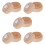 5Pièces Coffret Conservation Dents Enfant Bois Marron 10