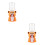 2Pcs Orange Tiny Water Dispensers for Kids Durable Plastic Fun Toy 8