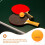 150Pièces De Ping-Pong Orange ABS Pour Entraînement 8