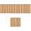 24Pcs Light Brown Cork Board Strips Self-Adhesive Frameless for Office 5