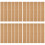 24Pcs Light Brown Cork Board Strips Self-Adhesive Frameless for Office 7