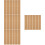 24Pcs Light Brown Cork Board Strips Self-Adhesive Frameless for Office 9