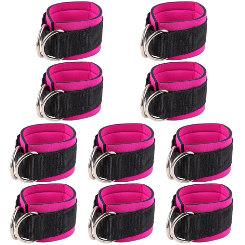 5Paires Sangles Résistantes Multi Couleurs Pour Sport Gym 2