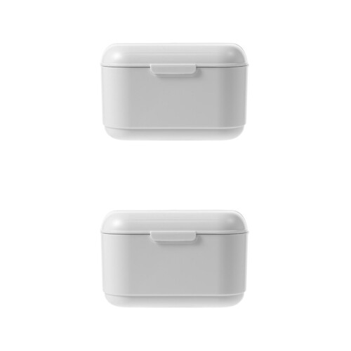 2Pièces Étui Pour Plaque Respirable Compact 2